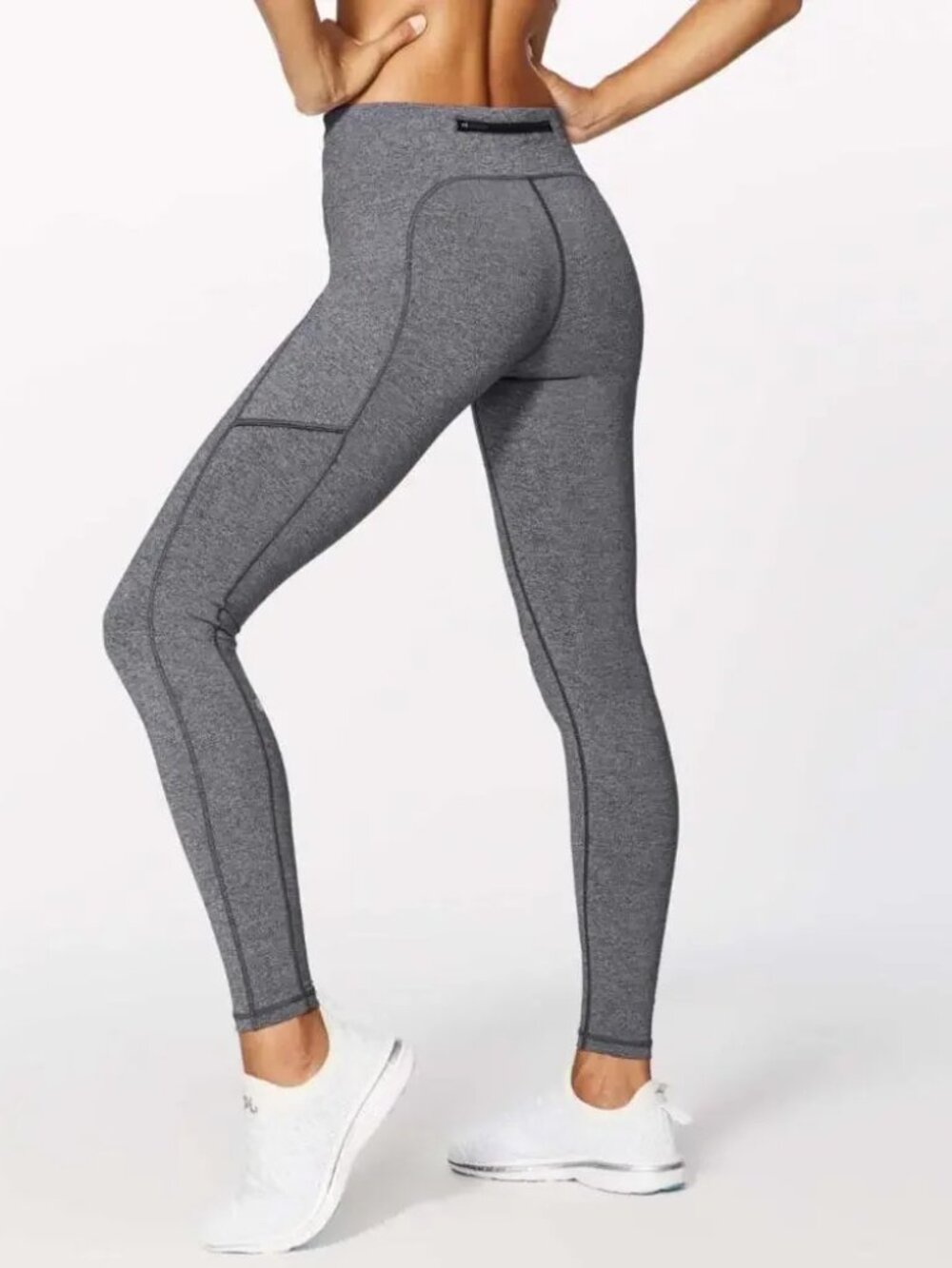 Lululemon Speed Up Tight 28" Gray Leggings Full Length I Size 10